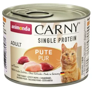 Sparpaket 6 x 200 g Animonda Carny Single Protein Adult Pute Pur Katzen Nassfutter Jetzt Bestellen